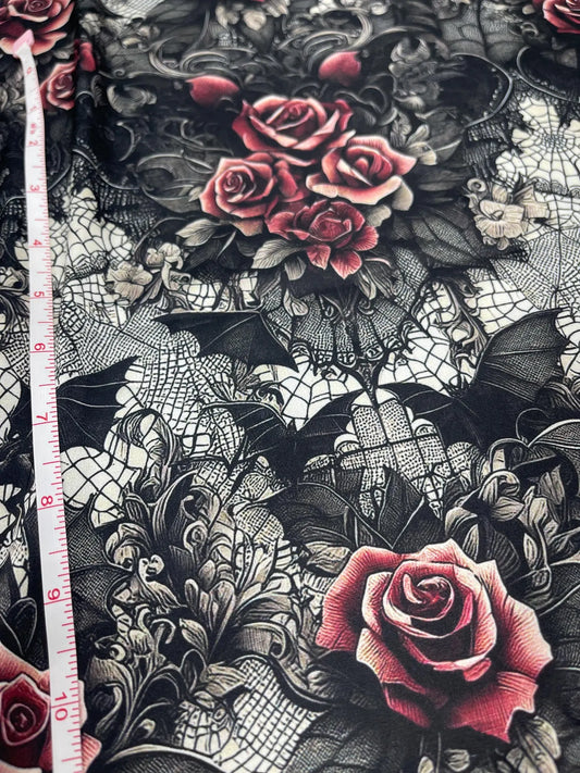 Gothic fabric. Whimsical seamless. wholesale fabric Roll-custom order