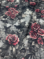 Gothic fabric. Whimsical seamless. wholesale fabric Roll-custom order