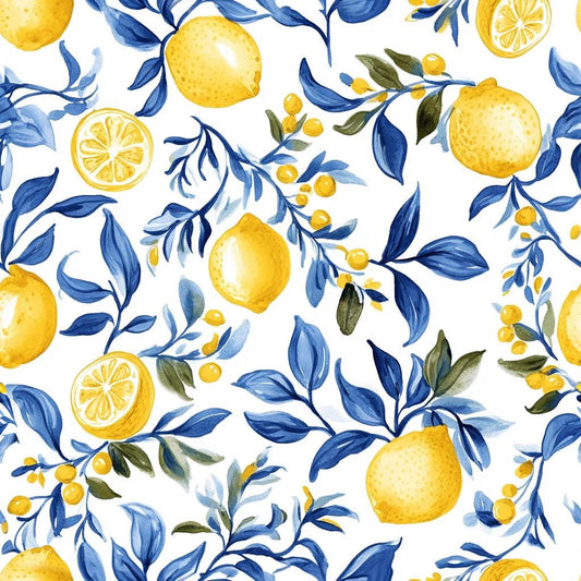 Italian Design satin fabric print, lemon tree, fashion fabric, special design, summer fabric, clothing,home decoration Fabric.