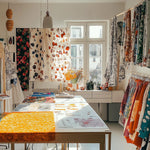 Gothic fabric. Whimsical seamless. Magic Fabric by the Yard