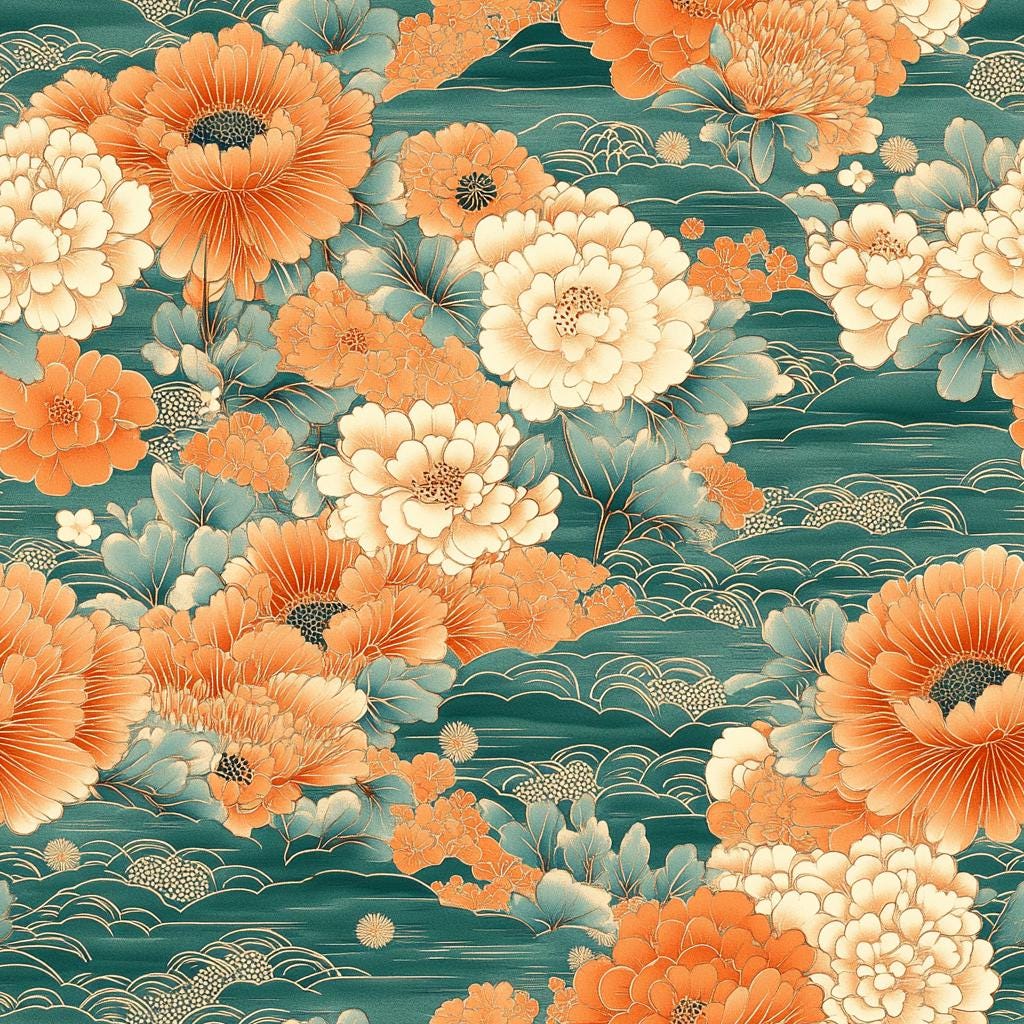 orange_ans_teal_colored_japanese_fabric
