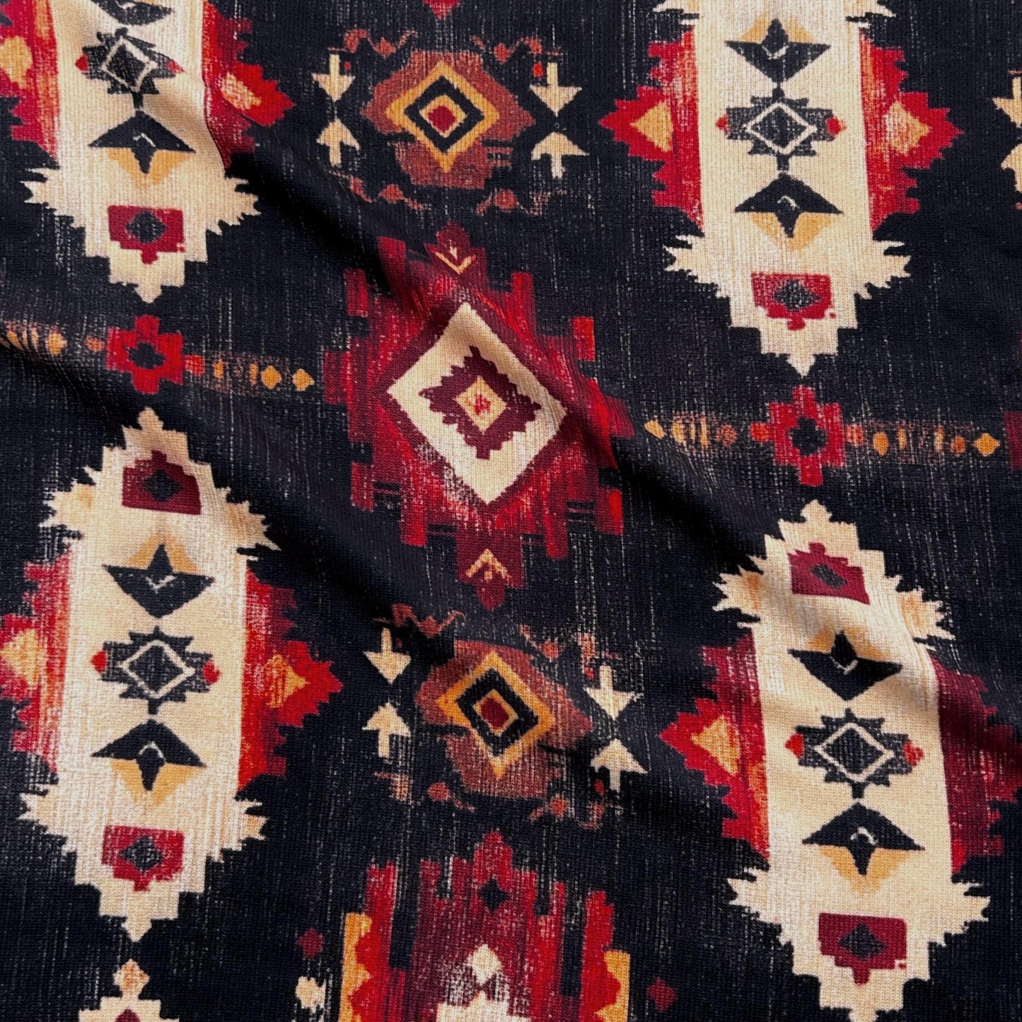 Aztec fabric. Tribal Southwestern Print. fabric by yard