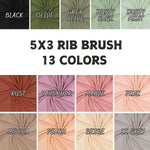 5X3 RIB - brushed DTY Rib. 60" width. Fabric By The Yard. Apparel-Fabric soft and stretch dress