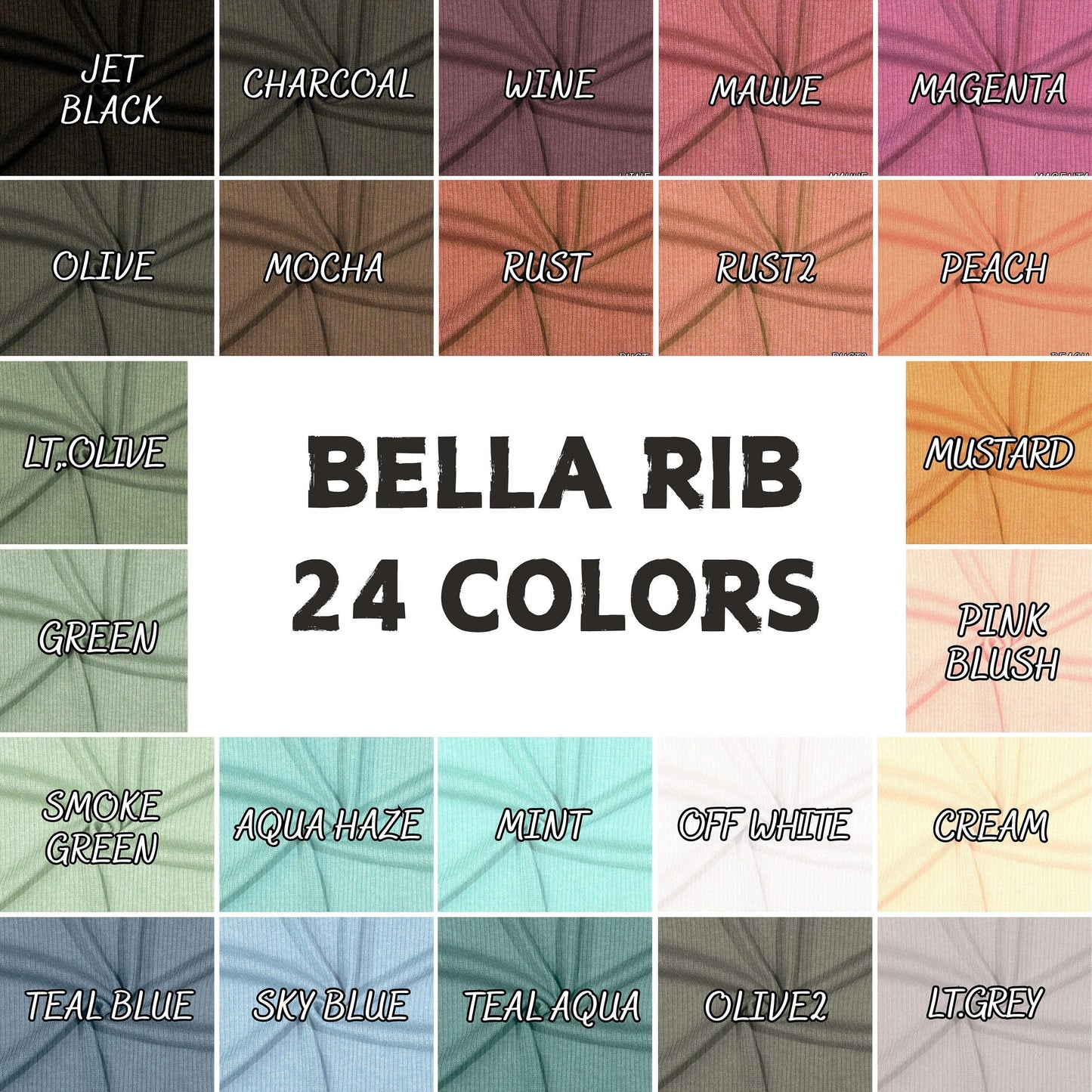 Rib Knit Fabric. Bella Rib hacci rib. light and rib sweater. Fabric for clothes. Rib knit. 60" width. Fabric By The Yard.