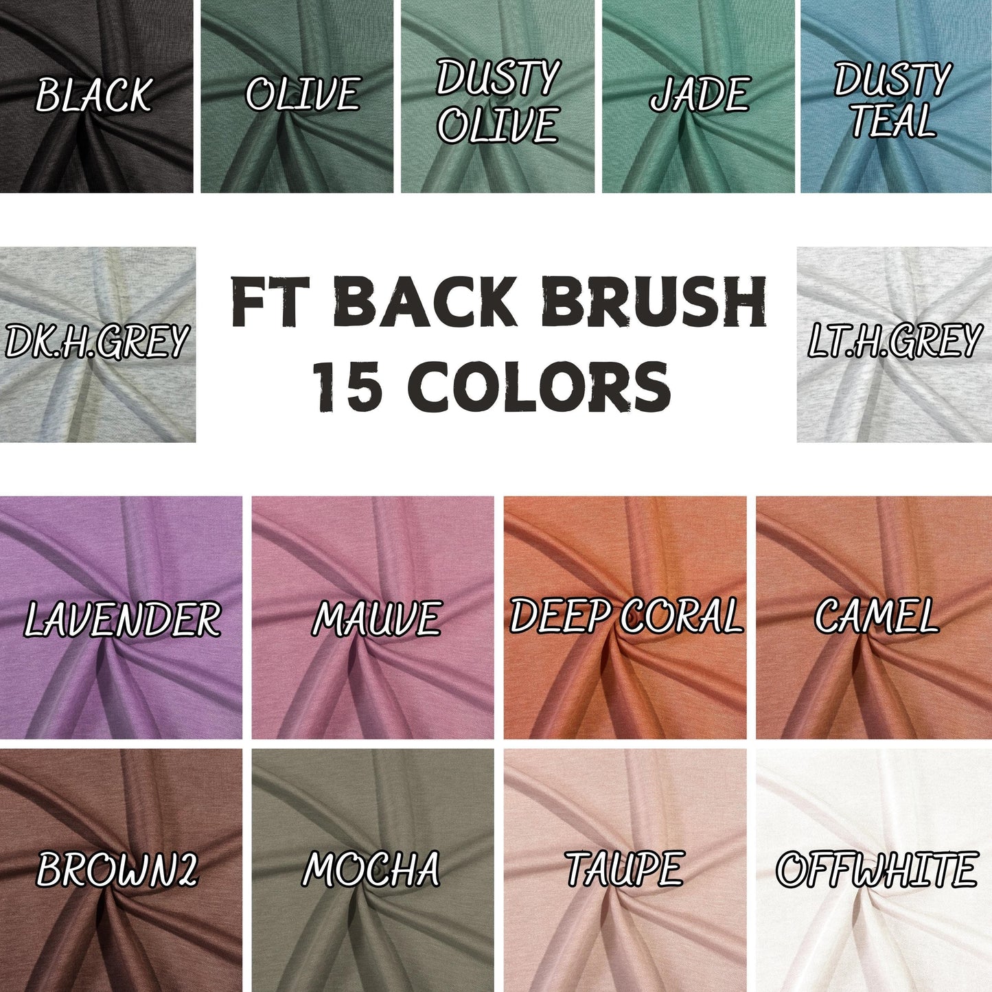 French terry FT Back Brush fabric. terry fabric. sweatshirts, pajama fabric , children's baby wear. fleece fabric