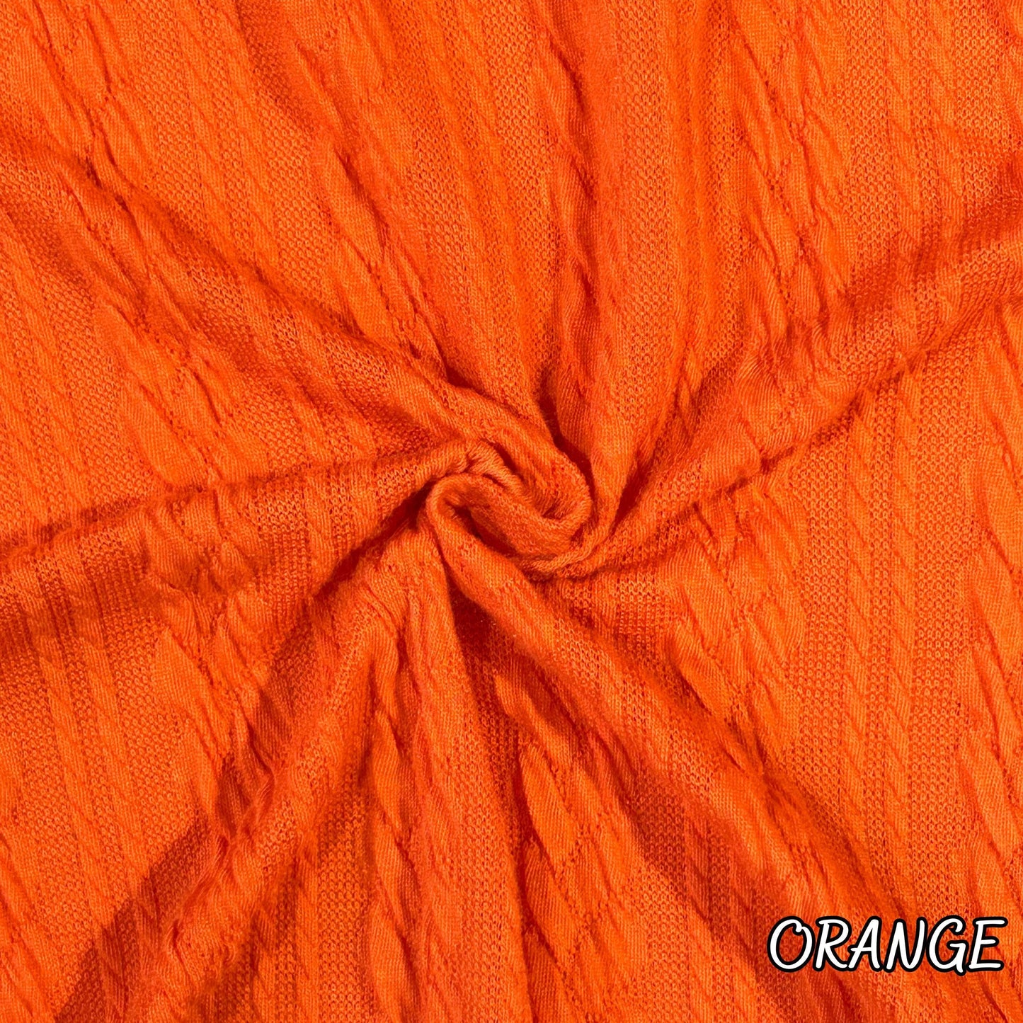 Cable knit fabric. HE-5978 Twisted Pattern Textured Poly Fabric. 60" width. Fabric By The Yard.