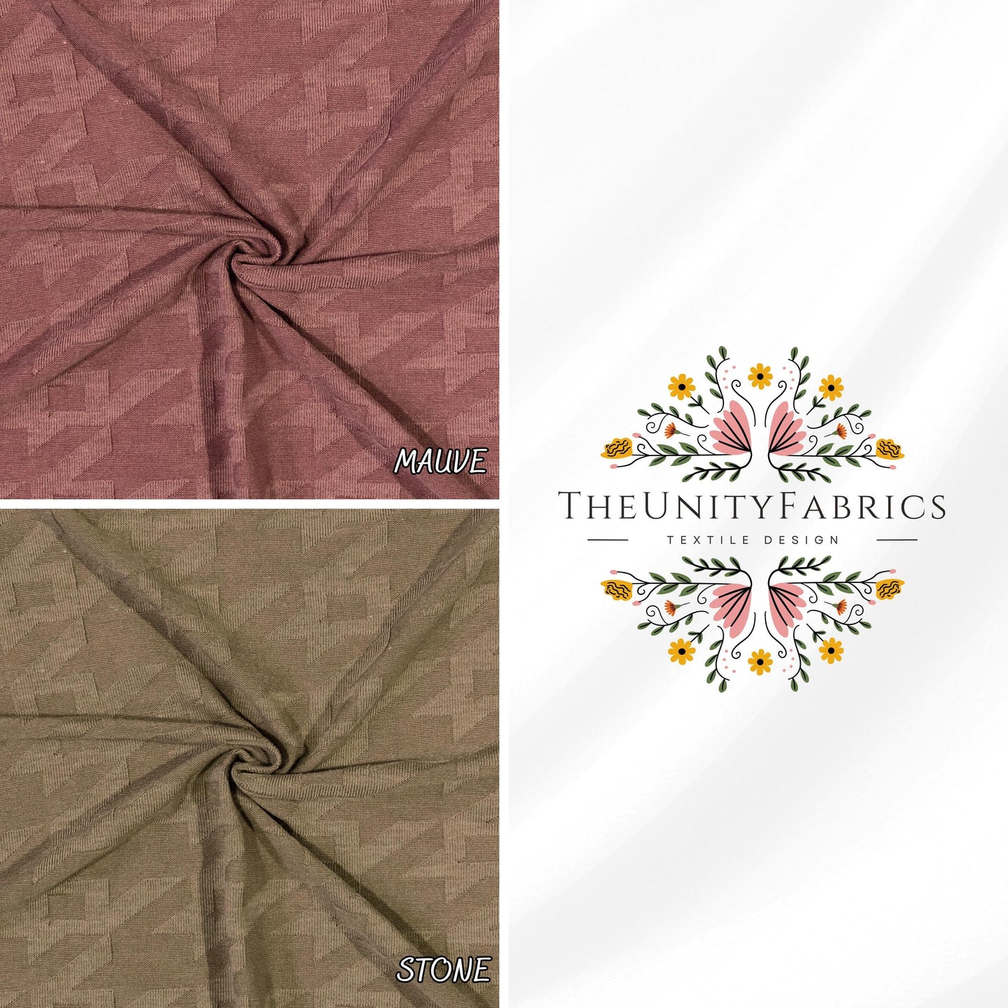 Mono Rib  fabric. Solid Color Pattern Textured Fabric. 60" width. Fabric By The Yard.