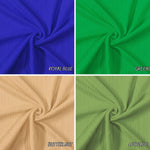 multicolor crepe, solid summer spring dress top, pants fabric. thin fabric. Juno pd