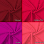 multicolor crepe, solid summer spring dress top, pants fabric. thin fabric. Juno pd