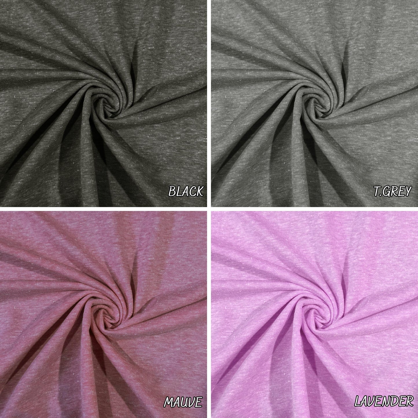 Tri French Terry Solid pink, blue, multi Color Textured Poly Fabric. 60" width. Fabric By The Yard.