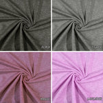 Tri French Terry Solid pink, blue, multi Color Textured Poly Fabric. 60" width. Fabric By The Yard.