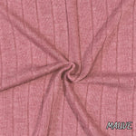 Band Rib fabric. Pink tone, 60" width. Fabric By The Yard. Solids variety, fabric by yard, sweatshirts, tops , children's wear