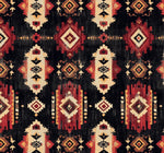 Aztec Tribal Southwestern Printed on cashmere. fabric by yard