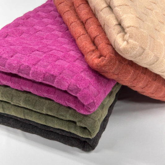 Loop Terry JQD fabric. soft Fabric by yard. Solid color. towels, robes, Cleaning cloths. baby fabric. /CK