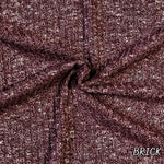 4X4 RIB Solid Textured. 60" width. Fabric By The Yard.. Soft Chunky Sweater