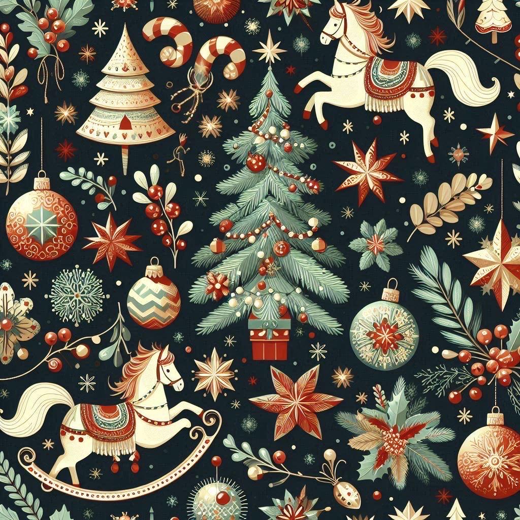 Christmasfabric, Santa Fabric, Merry  christmas ornament fabric. Printed Fabric,