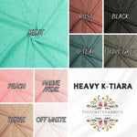 Heavy K-TIARA fabric. Spring summer Hacci. colorful Fabric by yard. Solid color. sweatshirts, tops , children's wear