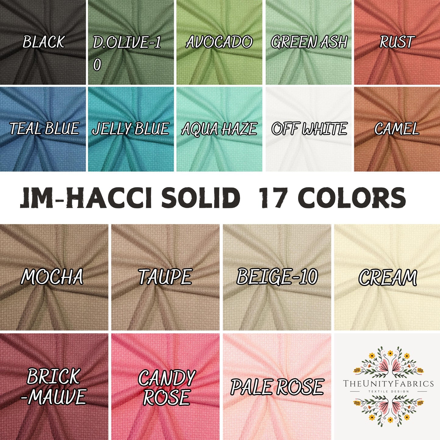Soft JM-Hacci Solid Color Fabric. 60" width Fall Garments & Cardigans