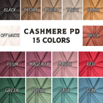 Cashmere PD & Blend Fabric by Yard for Autumn/Winter Sweater Knits - Soft and  Versatile