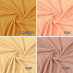 Cotton Rib 5x2 Solid Color. 60" width. Fabric By The Yard. for T-Shirts - Clothing Trim, Cuffs, Collars