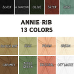 ANNIE RIB  Knit is a super soft and cozy fabric. Stretch Knit Ribbed. 60" Wide. wholesale fabric.