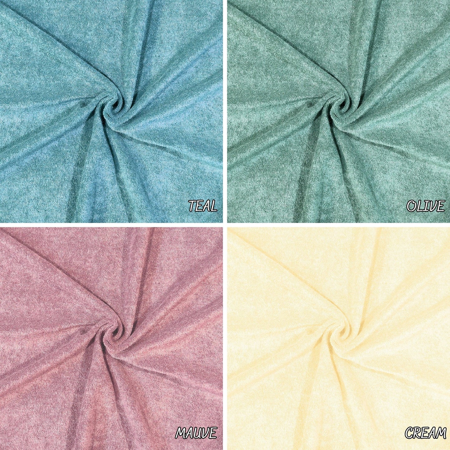 Thin Loop Terry fabric. Thin Towel Fabric. Solid color. Fabric by yard. sweatshirts, tops , children's wear