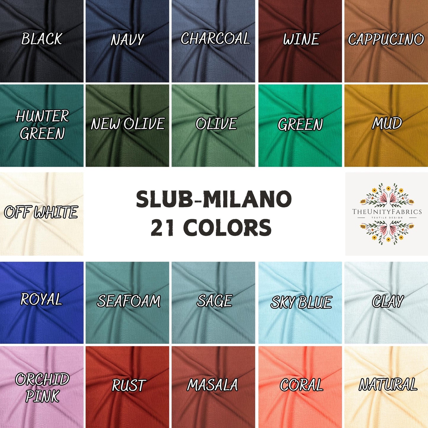 Slub Milano fabric. 60" width. Fabric By The Yard. Fabric by yard. sweatshirts, tops , children's wear