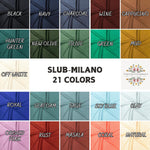Slub Milano fabric. 60" width. Fabric By The Yard. Fabric by yard. sweatshirts, tops , children's wear