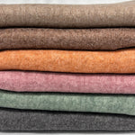 Cable twist knit Fabric by the yard. Bagy-S PD Solid Color fall sweater. Brown fabric. fall fabric. soft texture. baby fabric.