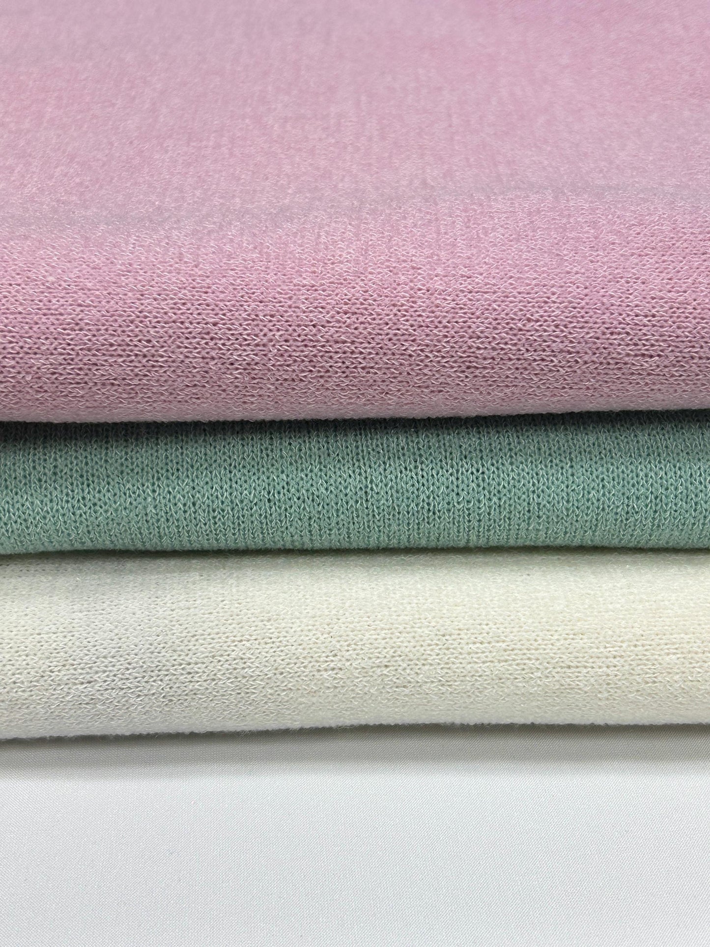 Mirr PD, Soft and Stretchy. 60" width. Fabric By The Yard. for thin sweater. pastel tone.
