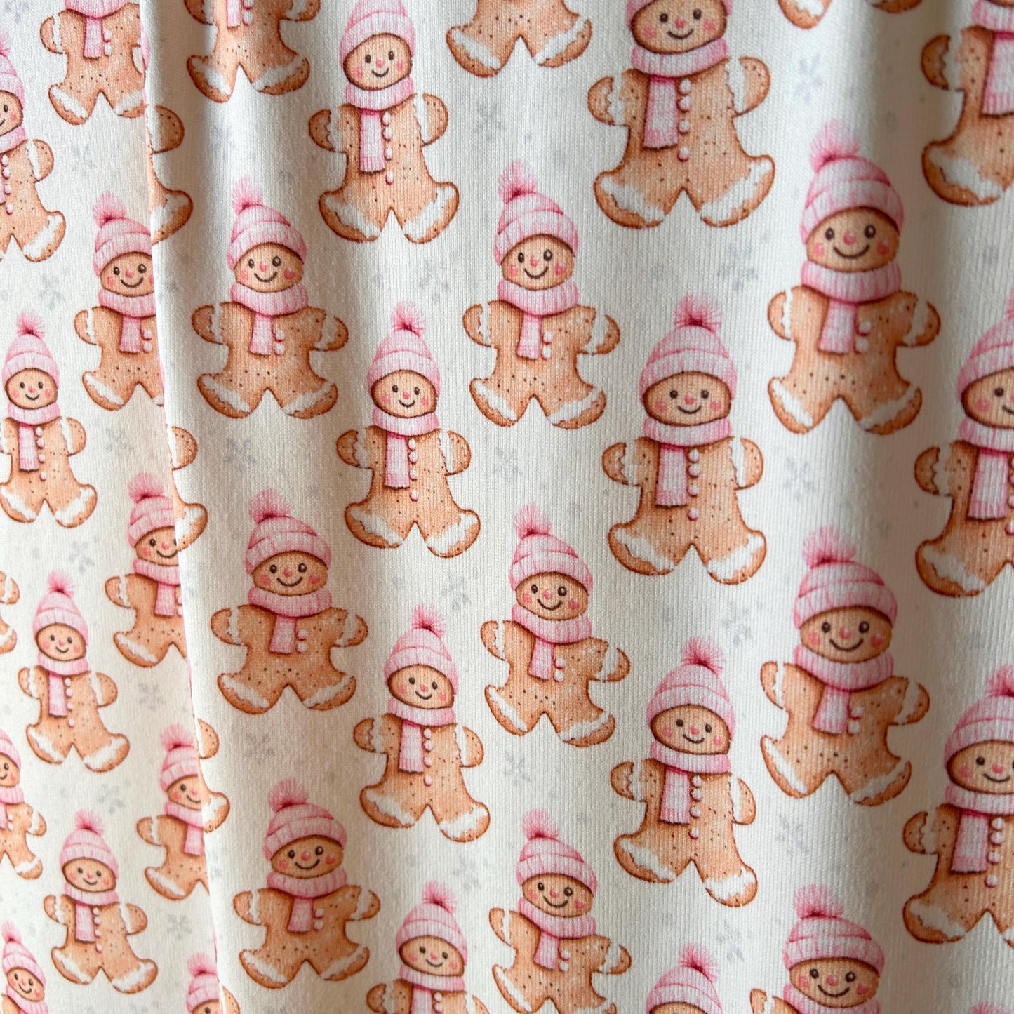 ginger bread fabric.  Christmas. Santa Fabric, christmas ornament fabric. Printed Fabric,