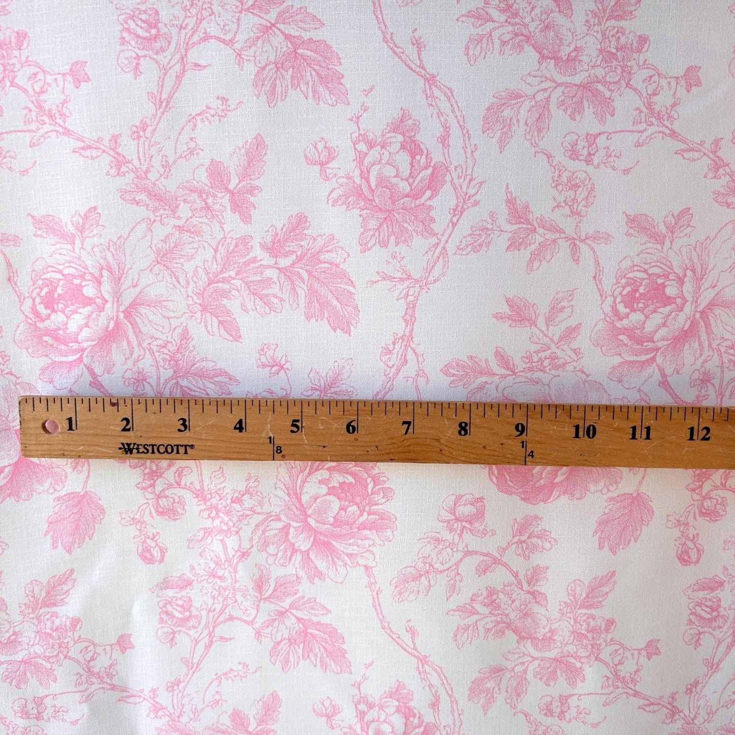 Pink Toile Fabric by the Yard. 60" wide - diy Home Decor - Premier Prints Fabric