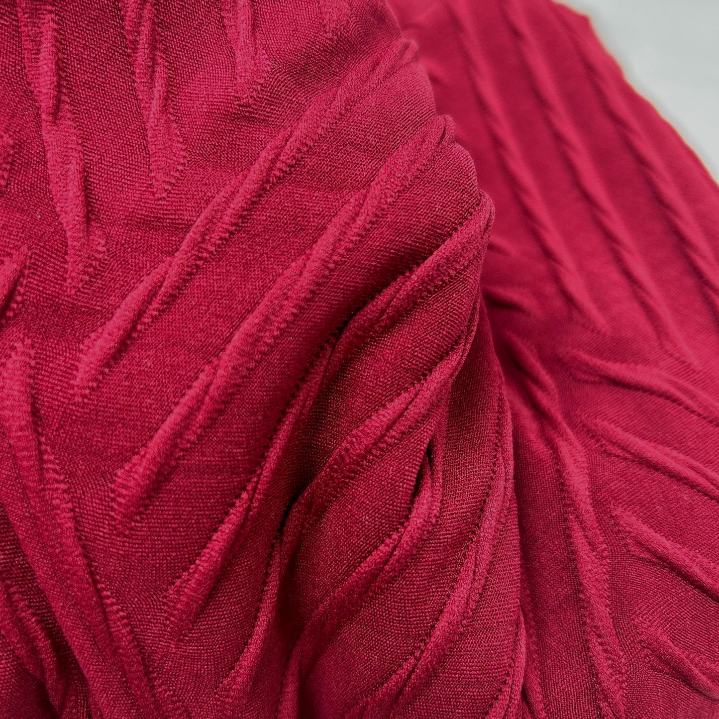Jacquard Knit Fabric. RY 1322. Super Stretch- Soft 4-Way Stretch for Active Wear. 60" width. Fabric By The Yard.
