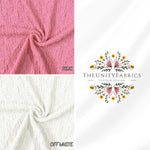 Wrinkled Textured fabric. Print Solid Color thin summer clothing fabric. cute dress.multi crepe. jaqard woven / QD-23072501