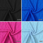 Wrinkled Textured fabric. Print Solid Color thin summer clothing fabric. cute dress.multi crepe. jaqard woven / QD-23072501