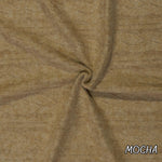 Cable twist knit Fabric by the yard. Bagy-S PD Solid Color fall sweater. Brown fabric. fall fabric. soft texture. baby fabric.