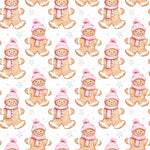 ginger bread fabric.  Christmas. Santa Fabric, christmas ornament fabric. Printed Fabric,