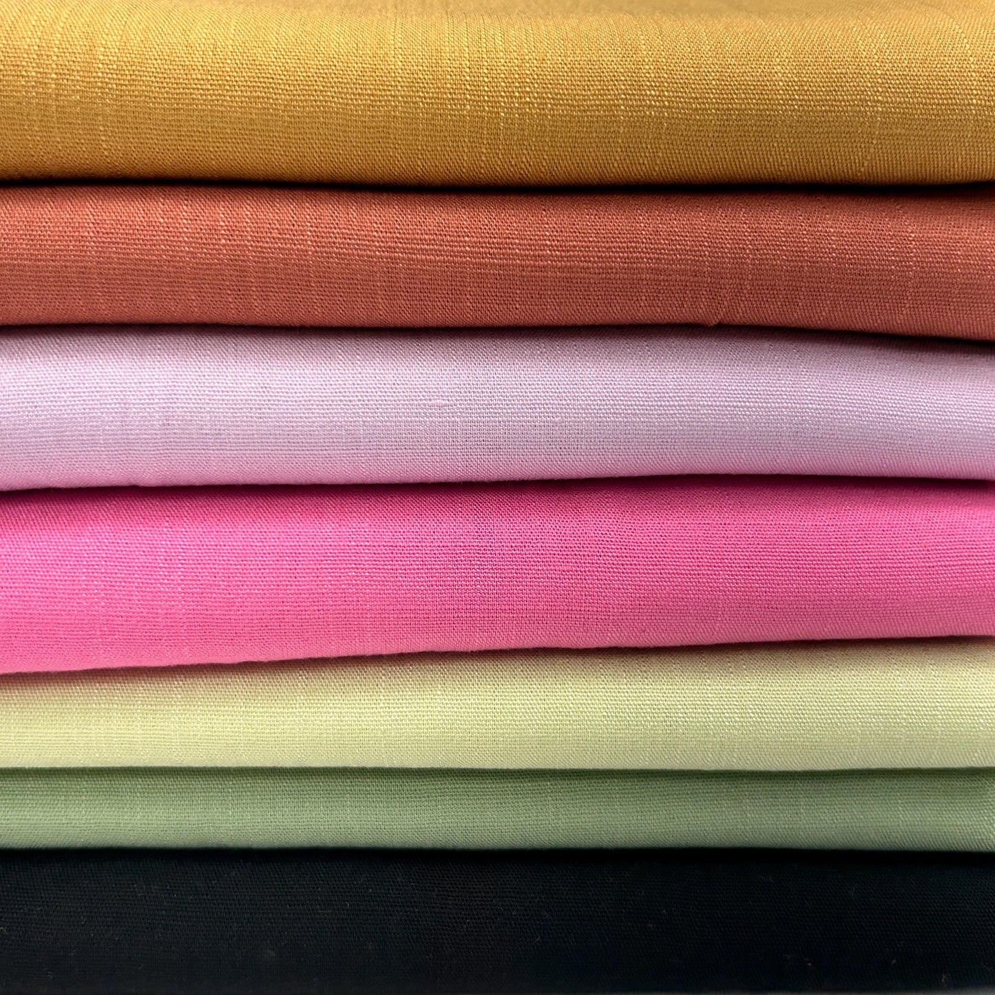 Rayon Slub- woven fabric, summer dress. natural linen feel. By-The-Yard