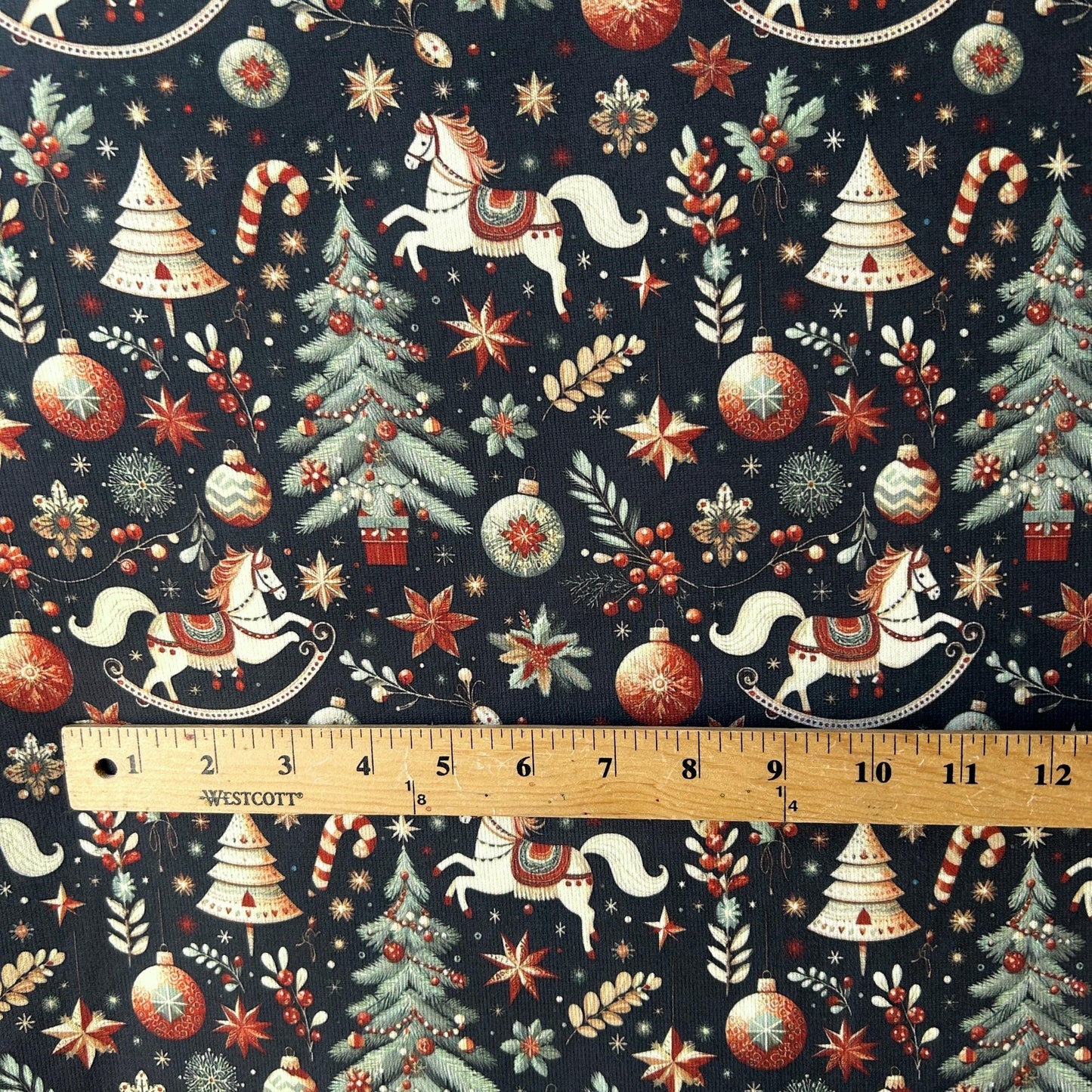 Christmasfabric, Santa Fabric, Merry  christmas ornament fabric. Printed Fabric,