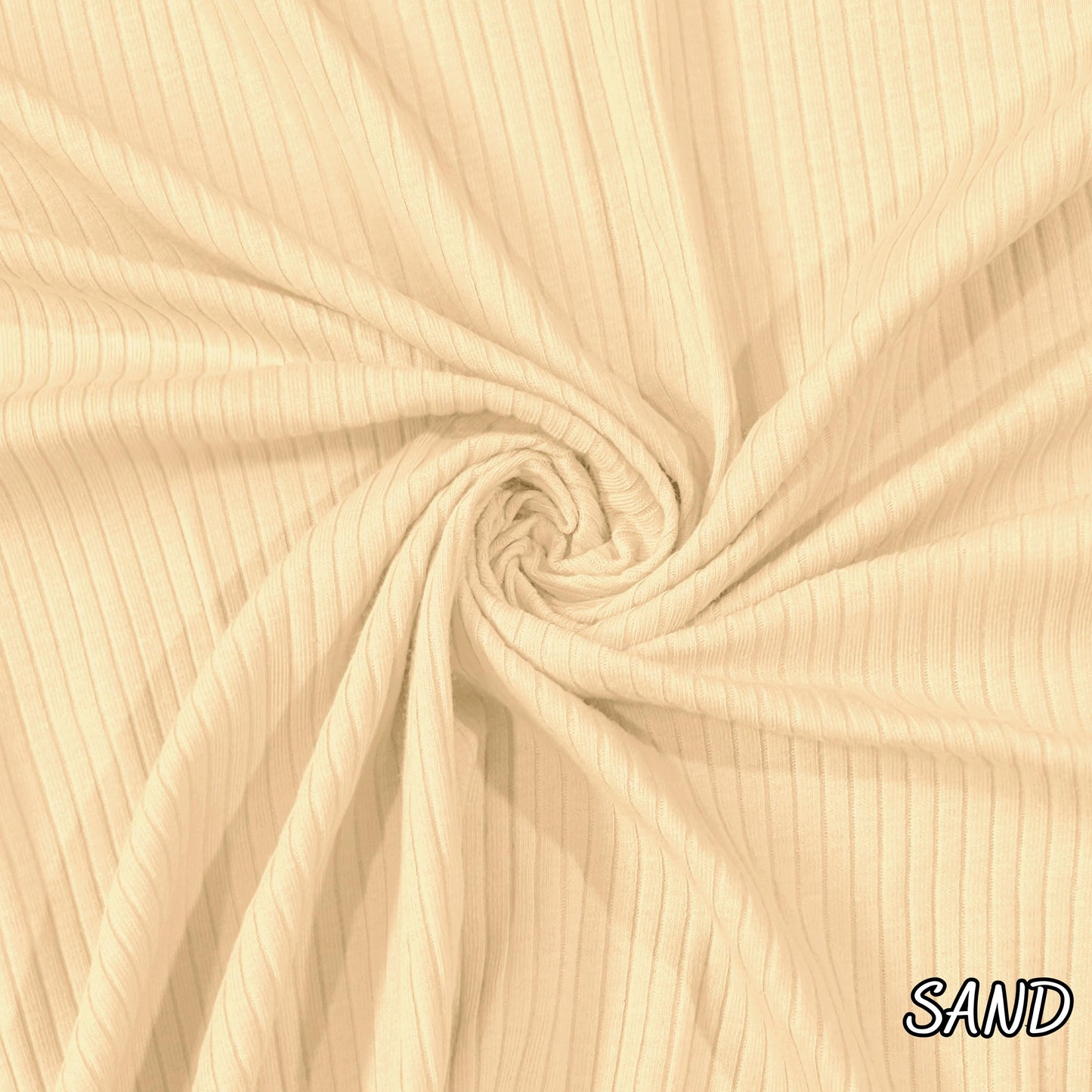 5x2 Cotton Rib Solid Color. 60" width. Fabric By The Yard. Material for Clothing Trim, Cuffs, Collars - Soft T-Shirts