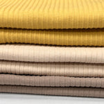 5x2 Cotton Rib Solid Color. 60" width. Fabric By The Yard. Material for Clothing Trim, Cuffs, Collars - Soft T-Shirts