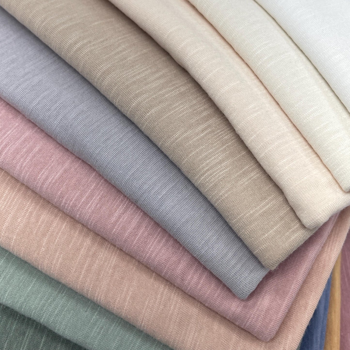 KC Slub Jersy fabric, 60" width. Fabric By The Yard. sweatshirts, tops , children's wear