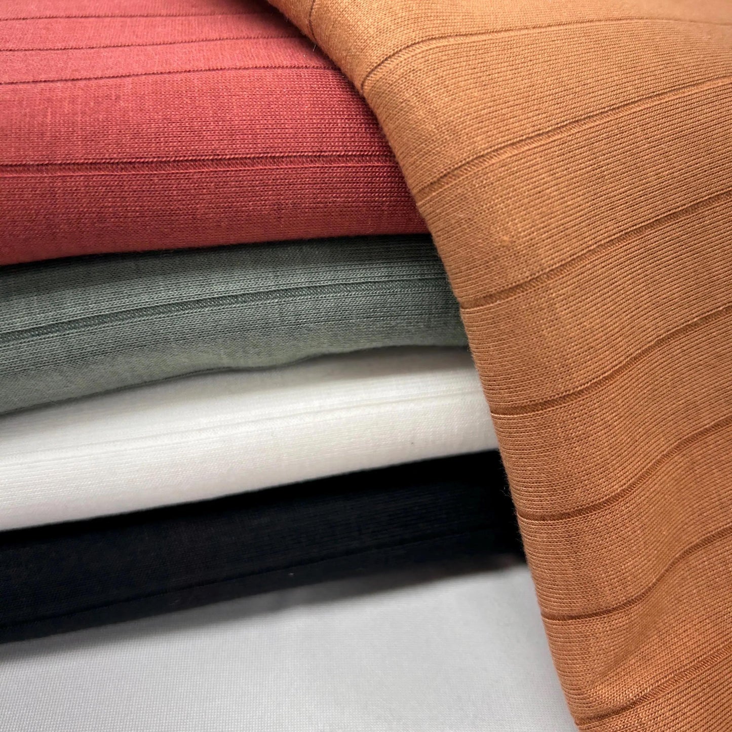 RC-Rib fabric. 60" width. Fabric By The Yard. wholesale fabric Fabric used to make clothes.