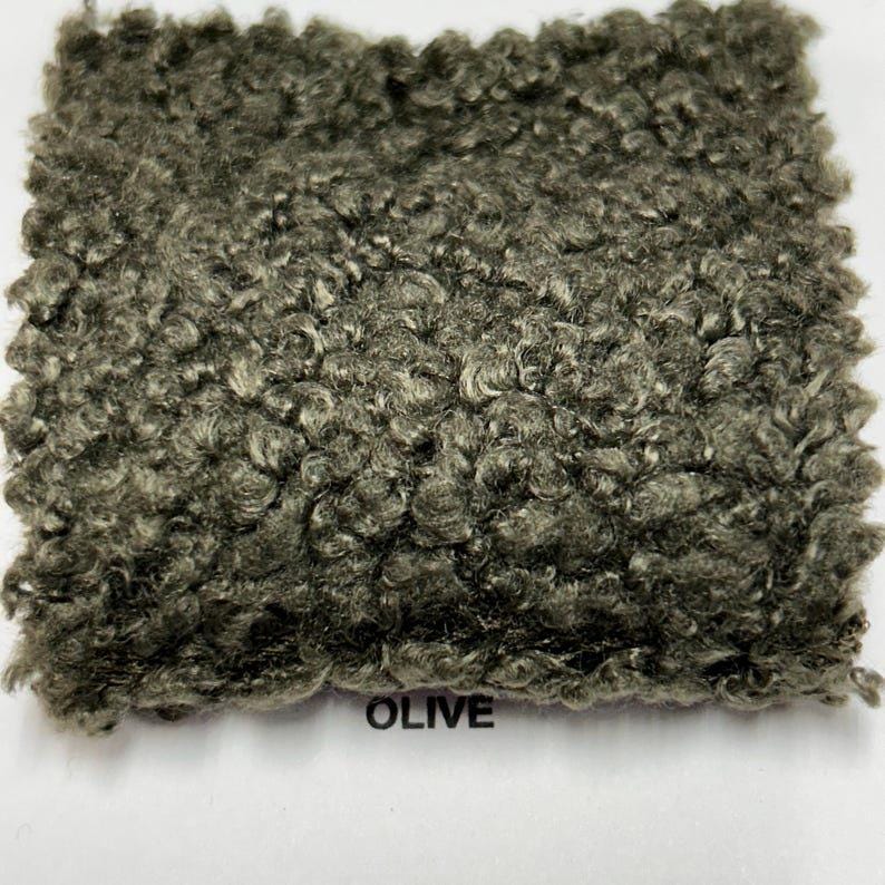 Poodle fabric. Teddy flux Fur fabric. Soft  plush fabric. 60" width. Fabric By The Yard.