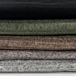 Soft Brush Rib Knit Fabric for Clothing - 8x4 Texture - Perfect for Sweaters and Cardigans / 8x4 T.R Brib