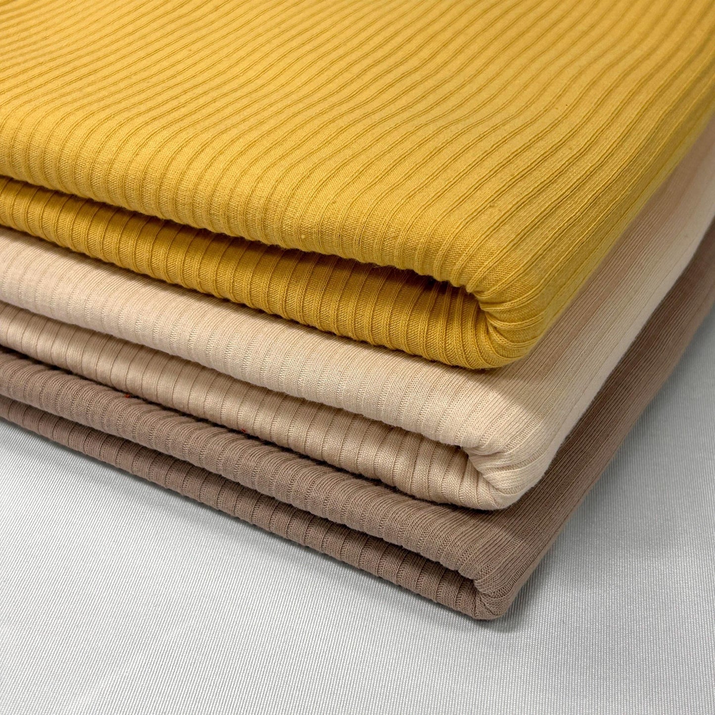 5x2 Cotton Rib Solid Color. 60" width. Fabric By The Yard. Material for Clothing Trim, Cuffs, Collars - Soft T-Shirts /CK