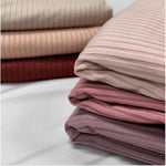 5X3 RIB - brushed DTY Rib. 60" width. Fabric By The Yard. Apparel-Fabric soft and stretch dress