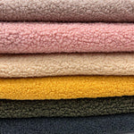 Poodle fabric. Teddy flux Fur fabric. Soft  plush fabric. 60" width. Fabric By The Yard.