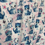 baby leopard fabric. Baby animal  Fabric by the Yard
