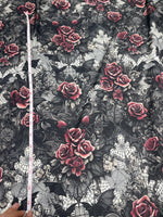 Gothic fabric. Whimsical seamless. Magic Fabric by the Yard